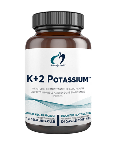 This uniquely formulated potassium product is composed of potassium bicarbonate because of the substantial research on its alkalinizing capacities and blood pressure support, combined with potassium bound to the amino acid glycine. You can’t beat the potency, stability and tolerability of this potassium product.
