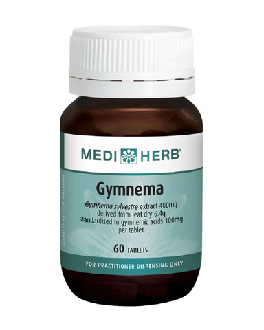 Gymnema contains a complex mixture of saponins (gymnemic acids) and other compounds. This product is standardised to contain 100mg of gymnemic acids per tablet to ensure optimal strength and quality. Used to support healthy blood glucose levels.