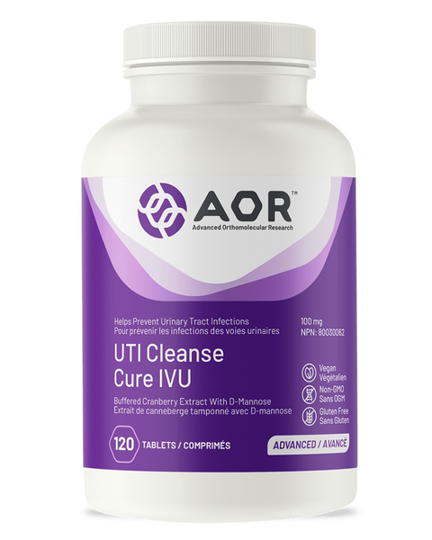 AOR UTI Cleanse Now with Cranberry Tablets can be used in herbal medicine to help prevent urinary tract infections (UTIs).