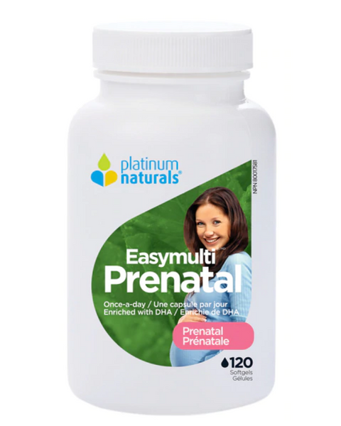 Featuring a booster of DHA, Easymulti Prenatal is a comprehensive, single dose softgel multivitamin for pregnant or nursing mothers and those trying to conceive.
