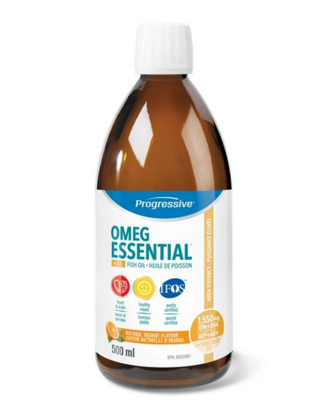 ﻿OmegEssential® High Potency Fish Oil is a foundational supplement designed to be taken on a daily ongoing basis. It has a long list of benefits including enhancing mental acuity and brain function, and is ideal for the maintenance of good health.  Each serving provides 1,000mg of EPA and 550mg of DHA in a balanced 2:1 ratio, along with 1,000 IU of vitamin D. It also includes a family of support nutrients designed to naturally enhance your body’s ability to process and utilize the essential fatty acids.