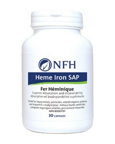 Heme iron is a highly bioavailable form of iron, isolated from animal sources with maximal human intestinal absorption. Heme iron is not associated with common side effects of elemental (nonheme) iron supplementation such as constipation, nausea, and gastrointestinal upset.