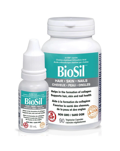 BioSil™ Advanced Collagen Generator™ patented choline-stabilized orthosilicic acid (ch-OSA®) is clinically proven to make genuine collagen regeneration a reality. BioSil™ Advanced Collagen Generator™ “turns on” the body’s actual collagen-generating cells, known as fibroblasts.