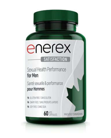 Enerex Satisfaction helps when your libido is down.  This product helps get you in the mood, boost performance, build endurance, and heat up the experience. Using a blend of traditional and Ayurvedic botanicals with specific vitamins, this formula works to improve sexual desire and performance, reinforce and enhance physical strength and capacity while also addressing sexual health.
