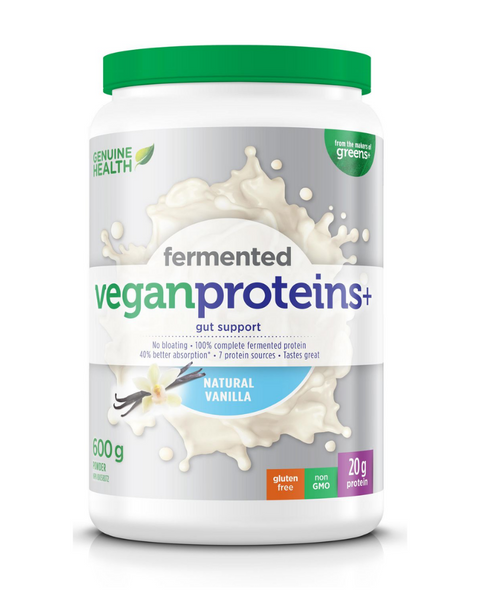 20g of fermented protein from a mix of 7 plant-based, organic sources! -Good for your gut, easier to digest and absorb – with no bloat. -USDA Organic and Non-GMO Project Verified.