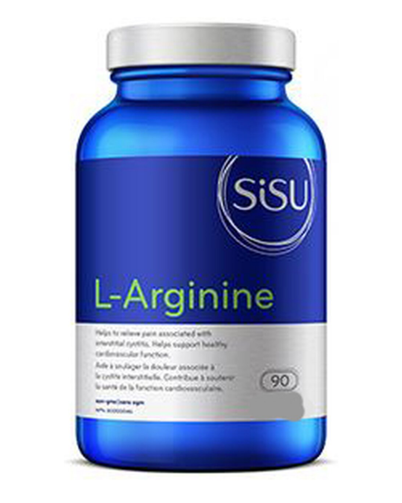 High-potency Sisu L-Arginine supports circulatory and cardiovascular health and may be useful for erectile dysfunction, intermittent claudication (blood clots that cause leg pain), reducing pain of interstitial cystitis and increasing lean body mass in athletes. Sourced from the pure, vegan L-arginine amino acid, this supplement is formulated in an easy-to-swallow tablet with a smooth coating.