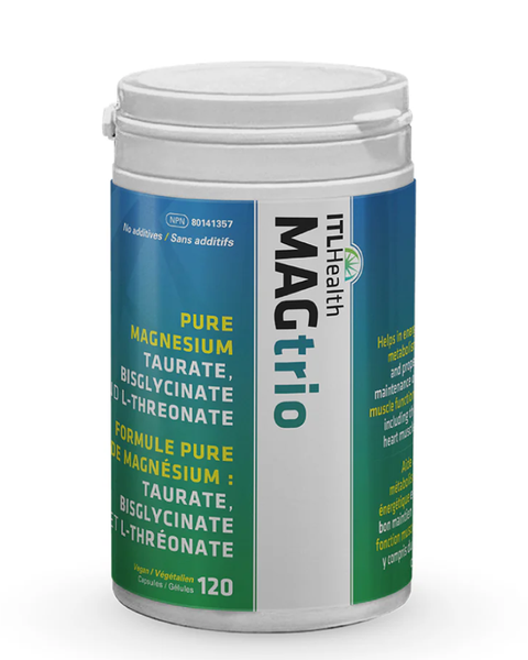 Itl Health - MagTrio Pure Magnesium Taurate, Bisglycinate and L-Threonate