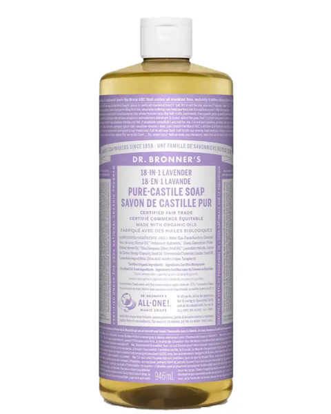 Dr. Bronner's - Organic Pure Castile Liquid Soap, Lavender
