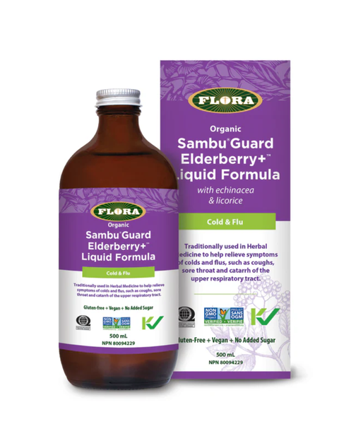 Flora - Organic Elderberry+ Liquid formula
