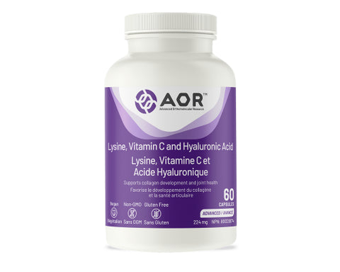 AOR - Lysine, Vitamin C & Hyaluronic Acid - 260VC