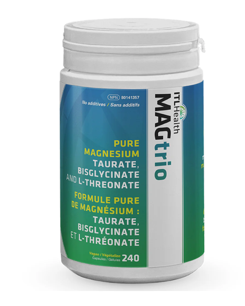 Itl Health - MagTrio Pure Magnesium Taurate, Bisglycinate and L-Threonate