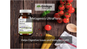 Metagenics UltraFlora Balance.  A probiotic to help with digestive issues and immune health.