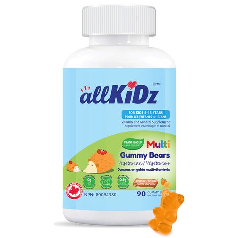 allKiDz® Multi Gummy Bears Vegetarian (No Added Sugar) 90 gummy bears