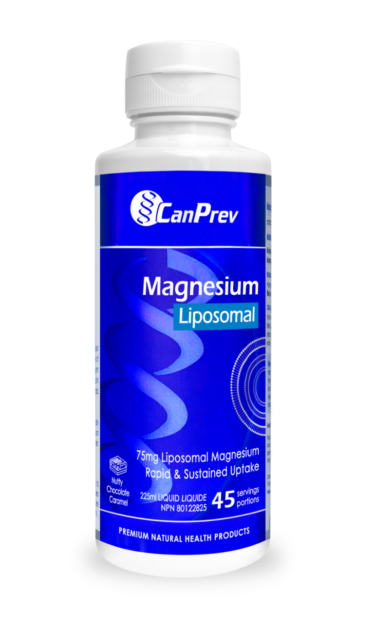 CanPrev - Magnesium 50 Liposomal, Nutty Chocolate Caramel - 225 ml (45 Servings)