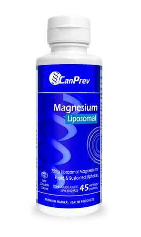 CanPrev - Magnesium 50 Liposomal, Nutty Chocolate Caramel - 225 ml (45 Servings)