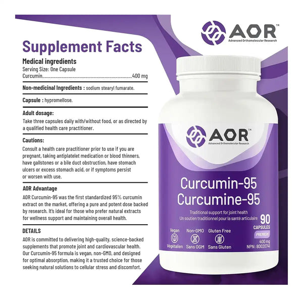 AOR - Curcumin 95 - 90cap