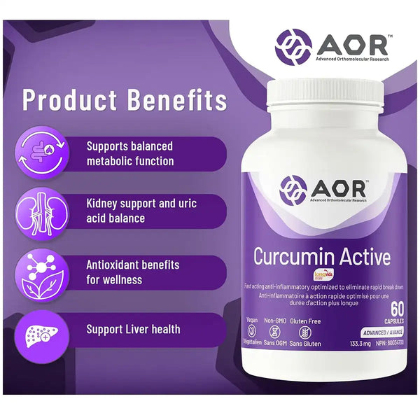 AOR - Curcumin Active - 60vc
