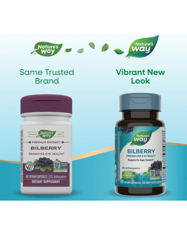 Nature's Way - Bilberry - 60 Capsules
