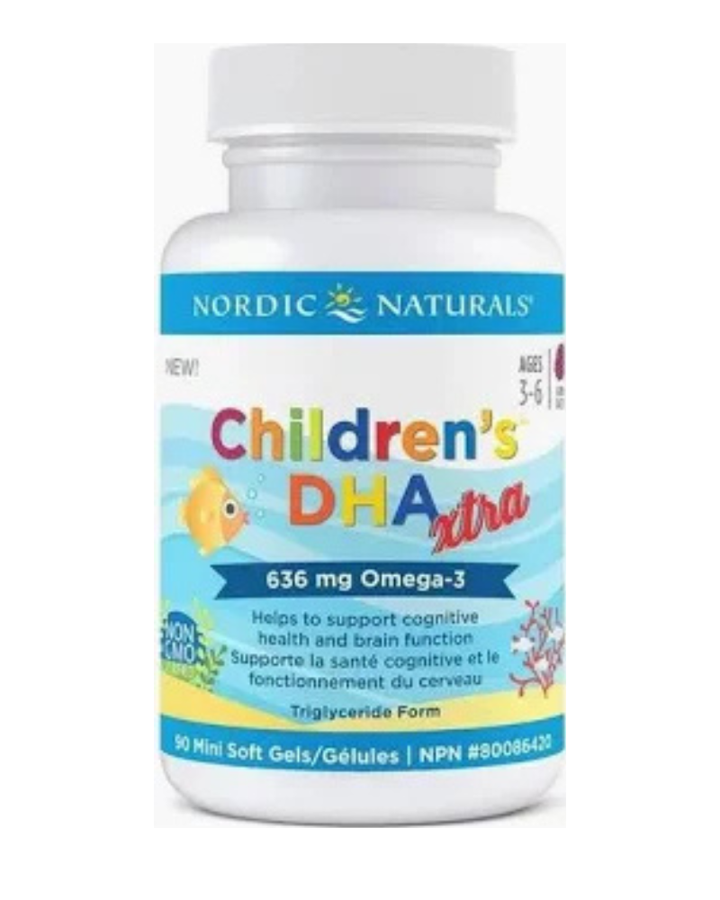 New Nordic Children's DHA 90 Xtra chewable softgels natural berry flavour