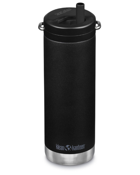 TK Wide Twist with Twist Cap 16 oz Black. Our TKWide insulated water bottle was designed with versatility and portability in mind, to create the best wide-mouth water bottle for sports, hydration and the outdoors. Comes with the leakproof Twist Cap with built-in reusable steel straw.