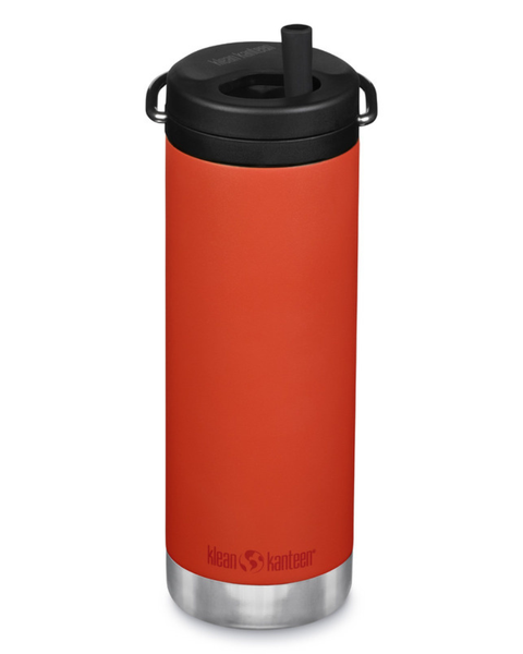 TK Wide Twist with Twist Cap 16 oz Tiger Lily. Our TKWide insulated water bottle was designed with versatility and portability in mind, to create the best wide-mouth water bottle for sports, hydration and the outdoors. Comes with the leakproof Twist Cap with built-in reusable steel straw.