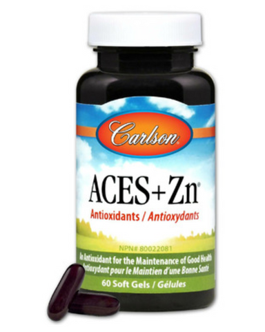 ACES+Zn is a source of antioxidants that help fight cell damage cause by free radicals. It also provides beta carotene, equivalent to 500 mcg RAE of Vitamin A, which helps maintain eyesight, skin membranes, and immune function, and helps in the development and maintenance of night vision, bones, and teeth. 