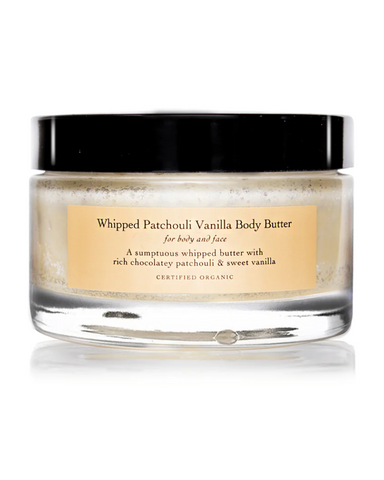 A rich and nourishing mousse-like moisture cream for body and face Sumptuous shea butter, whipped with chocolatey patchouli & sweet vanilla An earthy, decadent feast - ideal for normal, dry & devitalized skin