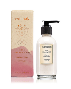 Creamy cleansing milk, handmade with regenerating plant oils, antioxidant-rich gotu kola and purifying white kaolin clay Leaves skin feeling clean, relaxed and refreshed - ideal for oily, dry, combination & mature skin Vitalizing plant hydrosols combine with fresh steam-distilled rosy-leaf geranium to thoroughly cleanse combination skin