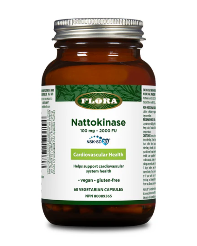 Nattokinase NSK-SD®&nbsp;is a unique enzyme fermented with a proprietary strain of&nbsp;Bacillus subtilis natto&nbsp;extracted from a traditional Japanese food called natto (fermented soybeans) for a potent, all-natural option to help support the health of the cardiovascular system.&nbsp;Nattokinase has fibrinolytic activity – it degrades a substance in our blood called fibrin. This is how it is able to support our overall cardiovascular health. 