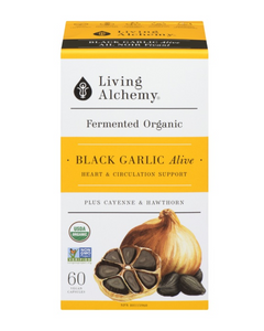 Compared to regular garlic, fermented garlic has higher levels of S-allyl cysteine (SAC), an organosulfur compound shown to have antioxidant, anti-inflammatory, anti-obesity, cardioprotective, neuroprotective, and hepatoprotective activities.