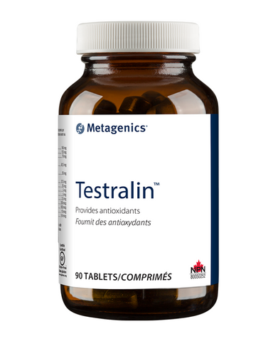 Testralin® is designed for men aged 40 and beyond to support healthy testosterone and estrogen balance and help maintain male reproductive health. This powerful formula provides 14 key ingredients—including green tea, flax lignans, and plant sterols—that may help promote healthy testosterone balance and beneficially influence estrogen and testosterone metabolism.