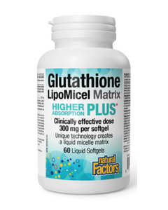 Natural Factors - Liposomal Glutathione 300 mg - 60 Softgels