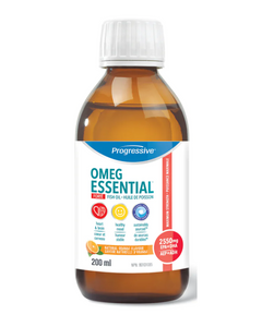 Progressive OmegEssential FORTE Maximum Strength Fish Oil is designed to provide a more therapeutic dosage intended to address specific health challenges. This includes promoting healthy mood balance, supporting cardiovascular health, and helping to reduce serum triglycerides. Each serving provides 1,700mg of EPA and 850mg of DHA in a balanced 2:1 ratio.