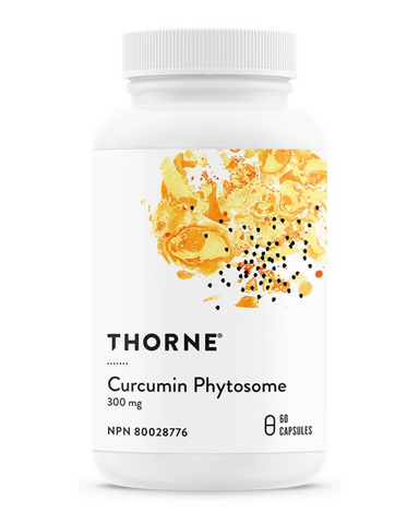 Thorne's Curcumin Phytosome is the most clinically-studied curcumin on the market, helps maintain a healthy inflammatory response in the joints, muscles, GI tract, liver, brain, and nerves
