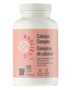Calcium Complex contains key vitamins and minerals that work synergistically to help develop and maintain healthy bones and teeth.  It features calcium and phosphorus derived from microcrystalline hydroxyapatite complex (MCHC), an extract of bovine bone derived from New Zealand pasture-fed, free-range livestock not subjected to routine antibiotics or growth hormones. Phosphorus works together with calcium to create the hard mineral matrix of bones.
