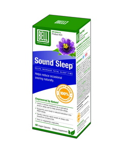  Sound Sleep is a natural sleep aid that blends the natural sleep-inducing powers of melatonin with MSM. This calming supplement gently eases away tension and stress from the center of the brain. 