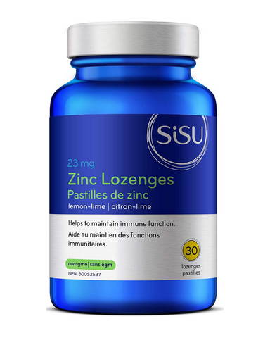 SISU Zinc Lozenges provide high-potency zinc in a convenient, great-tasting lozenge that can be taken year-round for better hair, skin and nail health, or as additional support throughout the cold and flu season to boost the immune system and improve our resistance to infection. 