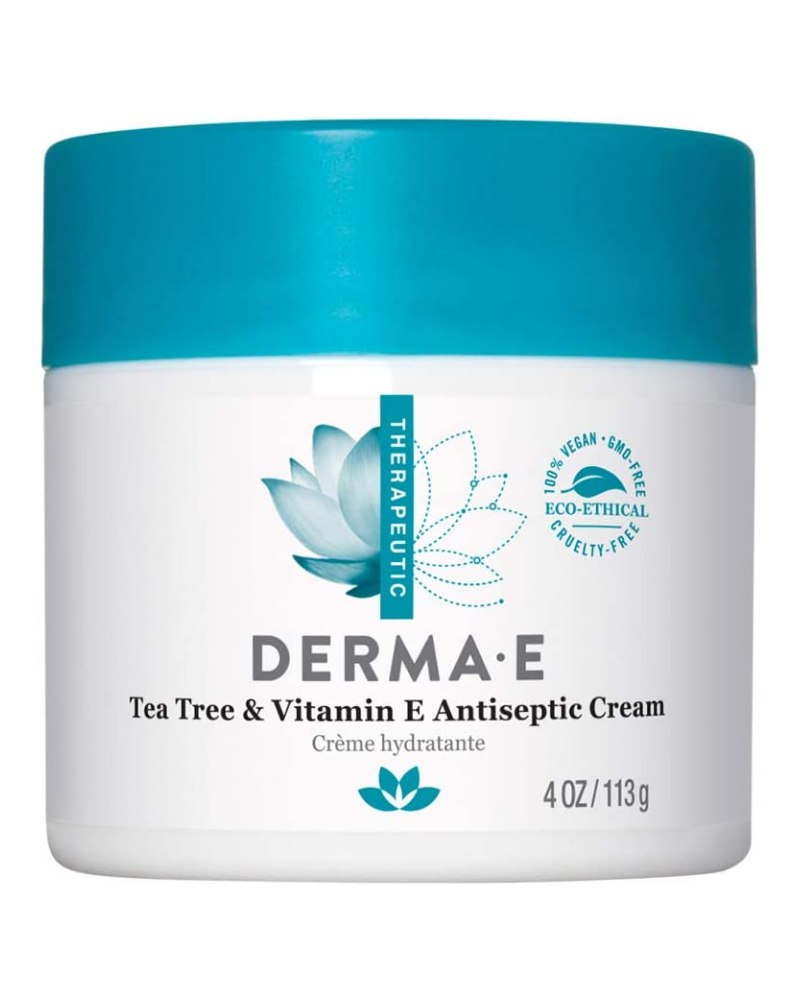 Our doctor-developed, soothing deeply moisturizing cream blends Tea Tree Oil and Vitamin E with herbal extracts and natural oils to moisturize and calm skin.