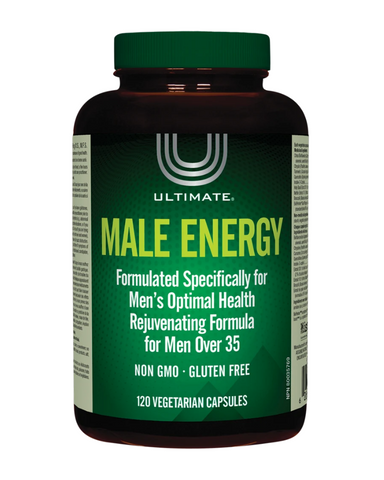 Supplement with Ultimate Male Energy to restore testosterone to optimal levels and reduce excess body fat!