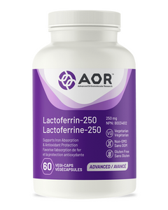 Lactoferrin is an iron-binding glycoprotein found in human and bovine milk that has powerful immune boosting effects. Its multifunctional role also encompasses antibacterial, antiviral, antifungal, antioxidant, and immune-regulating activities. Lactoferrin has been used successfully with chemotherapy to improve the immunity of cancer patients and to reduce the treatment side effects. 