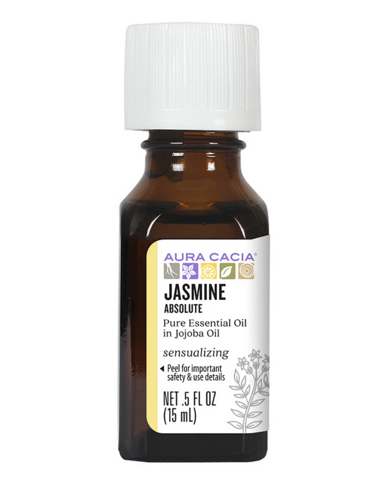 Jasmine (Jasminum officinale) essential oil has a lasting, romantic aroma that is both soothing and uplifting. Jasmine is associated with relaxation but can be used throughout the day. It is an effective addition to many mood blends and massage applications. The sensuously rich aroma of jasmine has been known to evoke romantic moods.