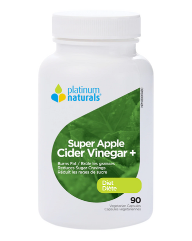 Sometimes sensible eating and regular exercise aren’t enough when it comes to winning the weight loss battle. Fortunately, Super Apple Cider Vinegar+ is on your side. It combines apple cider vinegar with green tea, calcium pyruvate, dietary chromium and vitamin B6 to help control weight by burning fat and reducing sugar cravings.