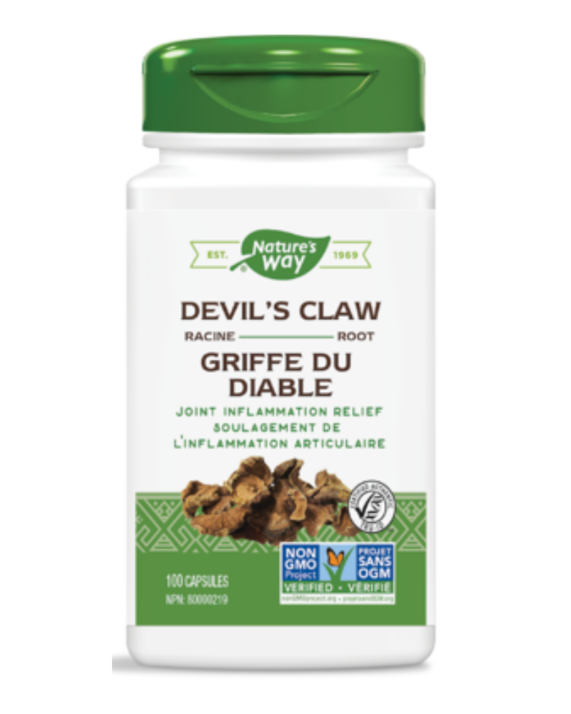 Nature's Way Devil's Claw Root is traditionally used to help treat inflammation of the joints. Nature's Way Devil's Claw Root is Vegetarian, TRU-ID certified and non-GMO Project verified.