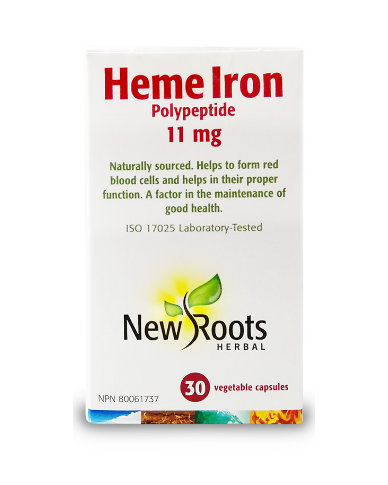 Highly bioavailable HemeIron is isolated from animal sources for maximum intestinal absorption. It’s the particular type of iron that is easily recognized and exploited by the body to form the structural scaffolding for hemoglobin.
