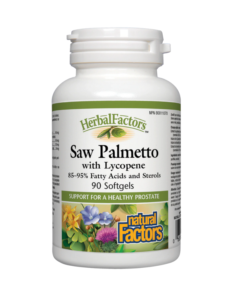 Saw palmetto berries contain compounds that naturally support hormone metabolism. The fat-soluble extract is most helpful for symptoms of an enlarged prostate (BPH or benign prostatic hyperplasia) and has also been used to treat prostatitis and urinary tract infections.