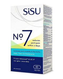 You have a fascinating, vibrant, and active life! Don’t let occasional joint pain or stiffness take you out of play. SISU No. 7 Joint Complex is the next generation alternative after glucosamine to increase mobility, flexibility, and range of motion in sensitive joints. In strong, healthy joints, ligaments and cartilage absorb impact and allow for smooth, pain-free motion. This breakthrough formulation brings together 7 bio-active nutrients that work together in just 7 days to relieve joint pain and stiffne
