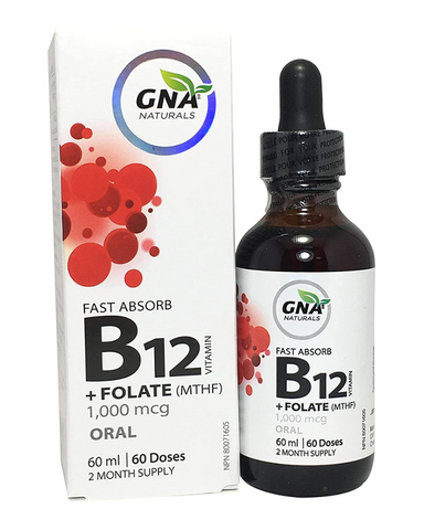 Vitamin B12 and Folic Acid are two essential vitamins required for the production of red blood cells helping with energy production. Taking B12 without folic acid and vice versa could mask the deficiency in either vitamin.