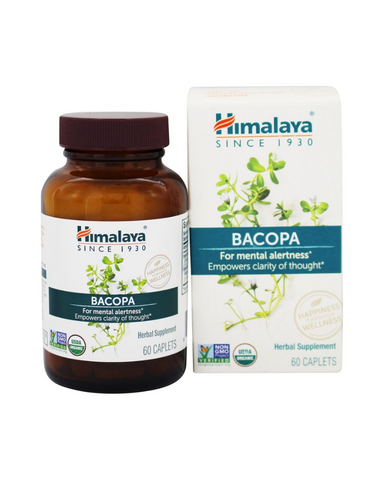 Himalaya Organic Bacopa supports memory and learning and empowers your clarity of thought. For cognitive support and mental alertness, this plant-based nootropic calms the senses and helps rest the preoccupied mind.Himalaya doesn’t just give you a crushed Bacopa powder, but an actual clinically-studied extract in a USDA Certified Organic, Non-GMO Verified caplet. If busy days and multi-tasking are getting the better of you, try Himalaya Organic Bacopa and help support your very busy mind.