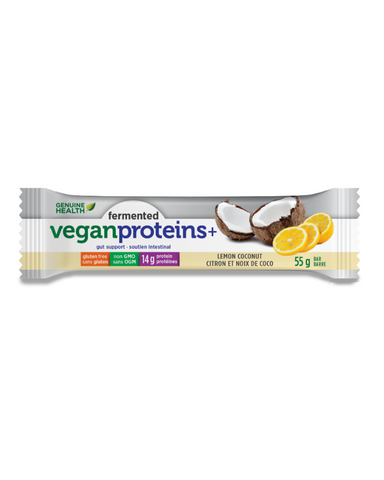 Fermented vegan proteins+ bars give you more of what you want: A full spectrum of amino acids from 7 plant-based sources, protein as the FIRST ingredient (not second or third), fermented to support gut health, digestion and maximize protein absorption (no bloating!). Fermented vegan proteins+ bars are a perfect post-workout refuel or healthy afternoon snack. 