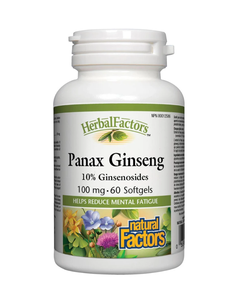 Natural Factors - Panax Ginseng 100 mg - 60 Softgels